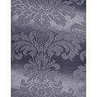 Tecido Jacquard Tradicional Medalhão Cinza Chumbo - 2,80m de Largura