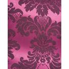 Tecido Jacquard Tradicional Medalhão Pink e Preto - 2,80m de Largura