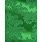 Tecido Jacquard Tradicional Medalhão Verde - 2,80m de Largura