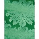 Tecido Jacquard Tradicional Medalhão Verde Oliva - 2,80m de Largura