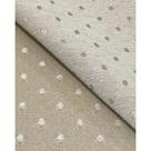 Tecido Jacquard Tradicional Poá Bege - 2,80m de Largura