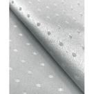 Tecido Jacquard Tradicional Poá Prata - 2,80m de Largura