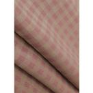 Tecido Jacquard Tradicional Xadrez Rosa Envelhecido e Dourado - 2,80m de Largura Tecido Jacquard Tradicional Xadrez Rosa Envelhecido e Dourado - 2,80m de Largura