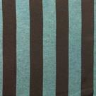 Tecido Jacquard Verde com Marrom Listrado 2.80m de Largura