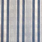 Tecido Linho Estampado Listrado Azul - 1,50m de Largura
