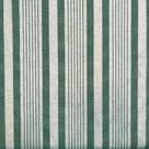 Tecido Linho Estampado Listrado Verde - 1,50m de Largura
