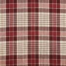 Tecido Linho Estampado Xadrez Vermelho - 1,50m de Largura