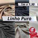 Tecido Linho Puro 100% Linho (1m x 1,40m) Alta qualidade