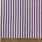 Tecido listrado roxo 65% poliéster 35% algodão, 145 cm de largura