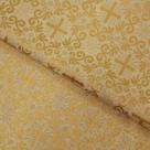 Tecido Litúrgico Jacquard Color 1,0m x 2,80m larg des 7855 - Ouro