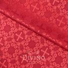 Tecido Litúrgico Jacquard Color 3,0m x 2,80m larg des 7855 - Vermelho