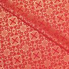 Tecido Litúrgico Jacquard Lurex 1,0m x 1,40m larg des 9638 - Vermelho