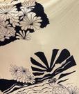 Tecido Malha de Algodão Premium Bege com Estampa Oriental (0,50cm x 1,40mts)