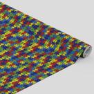 Tecido Malha Dry Estampada Quebra Cabeça Autismo 150 cm de Largura Tecido Malha Dry Estampada Quebra Cabeça Autismo 150 cm de Largura