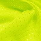 Tecido mesh de poliéster amarelo neon para futebol, 1 jarda