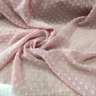Tecido Musseline Floquinho Devore 1,00 X 1,40