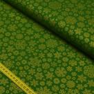 Tecido Natal para Patchwork - Flocos de Neve Verde Cor 2313 (0,50x1,50)