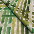 Tecido Oslo Estampado Entrelaçado Verde - 1,40m de Largura