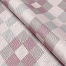 Tecido Oslo Estampado Figuras Geométricas Rose - 1,40m de Largura