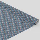 Tecido Oxford Estampado Boneco Floco De Neve Azul -1,40m