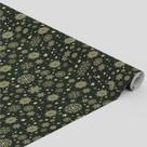 Tecido Oxford Estampado Flocos de Neve Verde - 1,40m