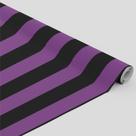 Tecido Oxford Estampado Listrado Preto e Roxo - 1,40m