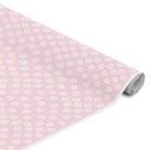 Tecido Oxford Estampado Margaridas Flores Pequenas Fundo Rosa - 1,40m