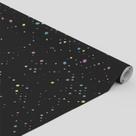 Tecido Oxford Estampado Preto Brilho Neon - 1,40m