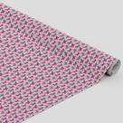 Tecido Oxford Estampado Rosas Borboletas Azul e Rosa - 1,40m Tecido Oxford Estampado Rosas Borboletas Azul e Rosa - 1,40m