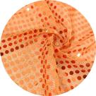 Tecido Paetê Fantasia 10 x 1,10mts Cor:Laranja Claro