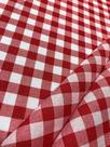 Tecido para decoração Gorgurinho xadrez branco vermelho - Tmdecor Tecido para decoração Gorgurinho xadrez branco vermelho - Tmdecor