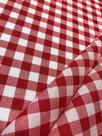 Tecido para decoração Gorgurinho xadrez branco vermelho - Tmdecor Tecido para decoração Gorgurinho xadrez branco vermelho - Tmdecor