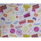 Tecido patchwork am-2594 estampado gamer 5542 dohler 100x150 cm