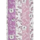 Tecido Percal Estampado Floral Fundo Listrado 150 Fios - 2,50m de Largura