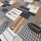 Tecido Plástico Térmico Estampado Culinária Caseira - 1,40m Largura