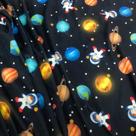 Tecido Plush Estampado 100% Poliester Espaço
