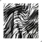 Tecido Poliéster Estampado Pele Zebra Animal Print - 1,40m Tecido Poliéster Estampado Pele Zebra Animal Print - 1,40m