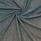 Tecido Renda Tule Glitter (RH2316) 100% Poliester Turquesa