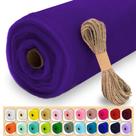 Tecido Roll Luceinvita Purple Tule 137cm x 36m com fio