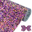 Tecido: rolo de material sintético Greatdiy Glitter, 30x132 cm Tecido: rolo de material sintético Greatdiy Glitter, 30x132 cm
