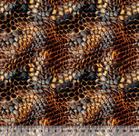 Tecido Sarja Impermeável Animal Print Cobra 2 Preto e Bege 3D