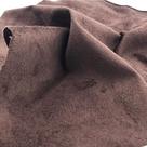 Tecido Suede Camurça Fina Marrom 1m x 1,40m P/ Confecções