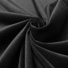 Tecido Suede Veludo Divano Preto - 1,40m de Largura