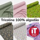 Tecido TRICOLINE 100 Algodão 50cmx 1,50m (largura padrão ) Est 289 a 358