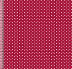 Tecido Tricoline Bolinha Pequena Vermelho 03191-1037