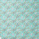 Tecido Tricoline Coleção Medicina - Instrumentos - Fundo Tiffany - 0,50 x 1,50 Mts