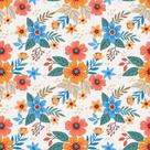 Tecido Tricoline Coleção Modern Flowers 0,50x1,50 mt Tecido Tricoline Coleção Modern Flowers 0,50x1,50 mt