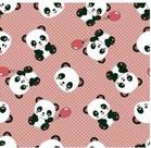 Tecido Tricoline Coleção Panda Cor Nude 0,50x1,50 Metros