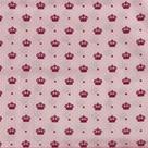 Tecido Tricoline Coroa Rosa - 1,50m de Largura Tecido Tricoline Coroa Rosa - 1,50m de Largura