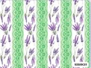 Tecido Tricoline Digital Lavanda E Listras 50x150cm F Maluhy